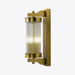 Clearance Pamono Small Brass Elon Wall Light from Pure White Lines