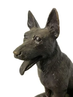 Pamono Small Bronze Dog, 20th Century><noscript><img width=