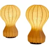 Clearance Pamono Small Cocoon Gatto Table Lamps by Achille & Pier Castiglioni for Flos, 1960, Set of 2