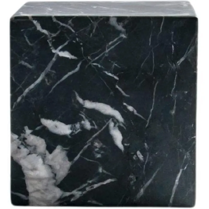 Hot Pamono Small Decorative Paperweight Cube in Black Marquina Marble