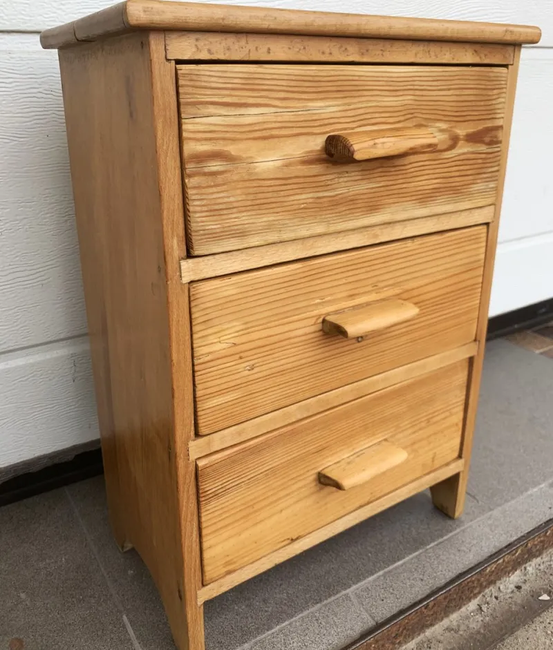 Pamono Small 3-Drawer Cabinet, 1950s> Dressers, Commodes & Chests