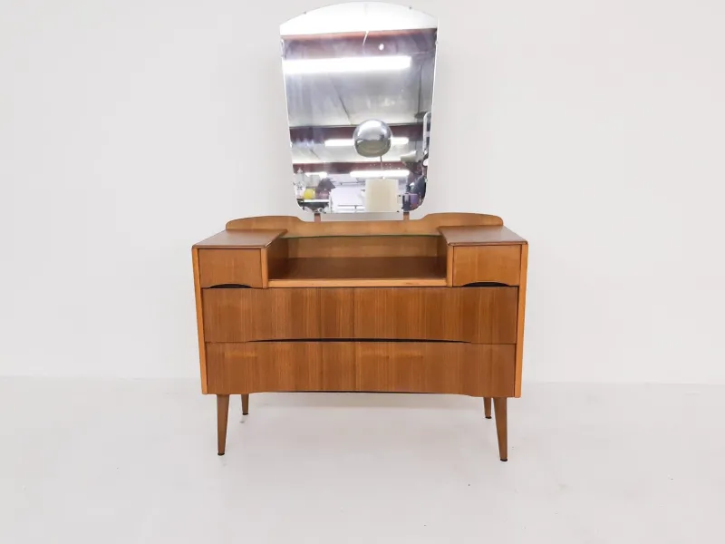 New Pamono Small Dressing Table by Gunther Hoffstead for Uniflex, 1960s