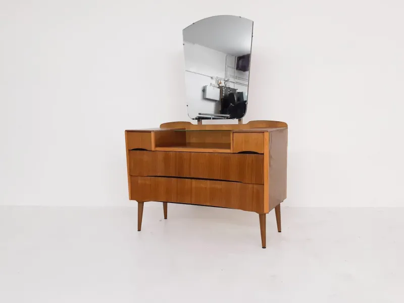 New Pamono Small Dressing Table by Gunther Hoffstead for Uniflex, 1960s