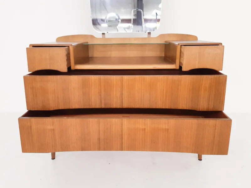 New Pamono Small Dressing Table by Gunther Hoffstead for Uniflex, 1960s