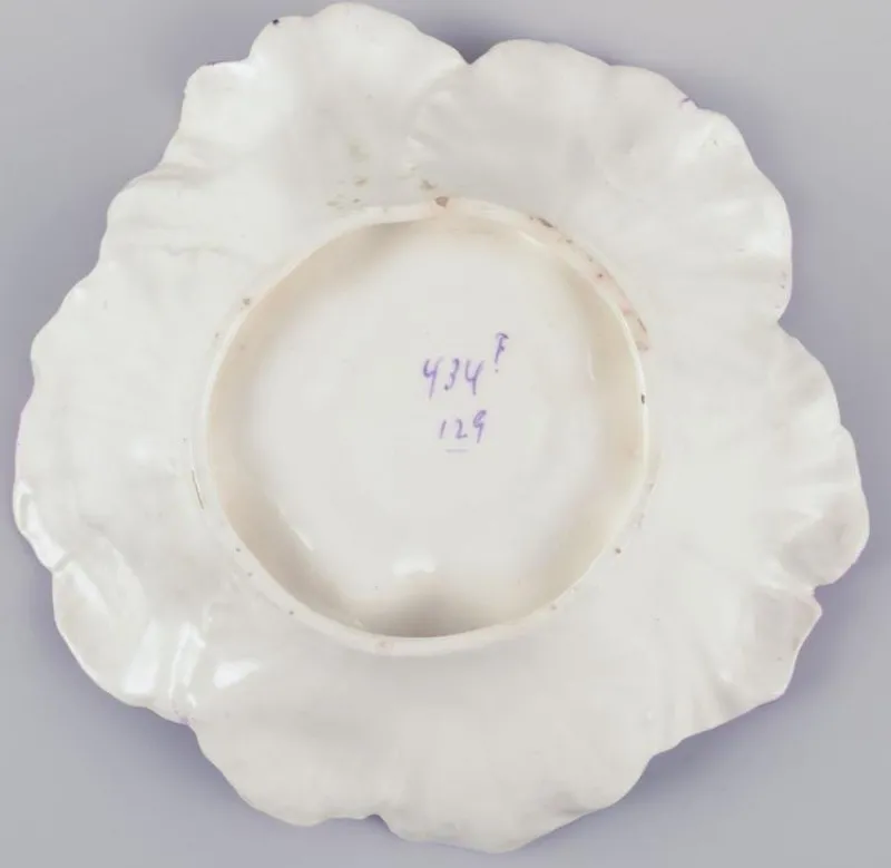 Online Pamono Small Early 20th Century Art Nouveau French Faience Floral Bowls, Set of 3