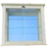 Discount Pamono Small French Wall-Mounted Display Case in Painted Wood, 1920s
