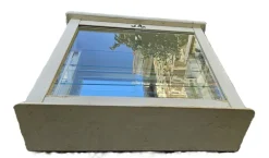 Discount Pamono Small French Wall-Mounted Display Case in Painted Wood, 1920s