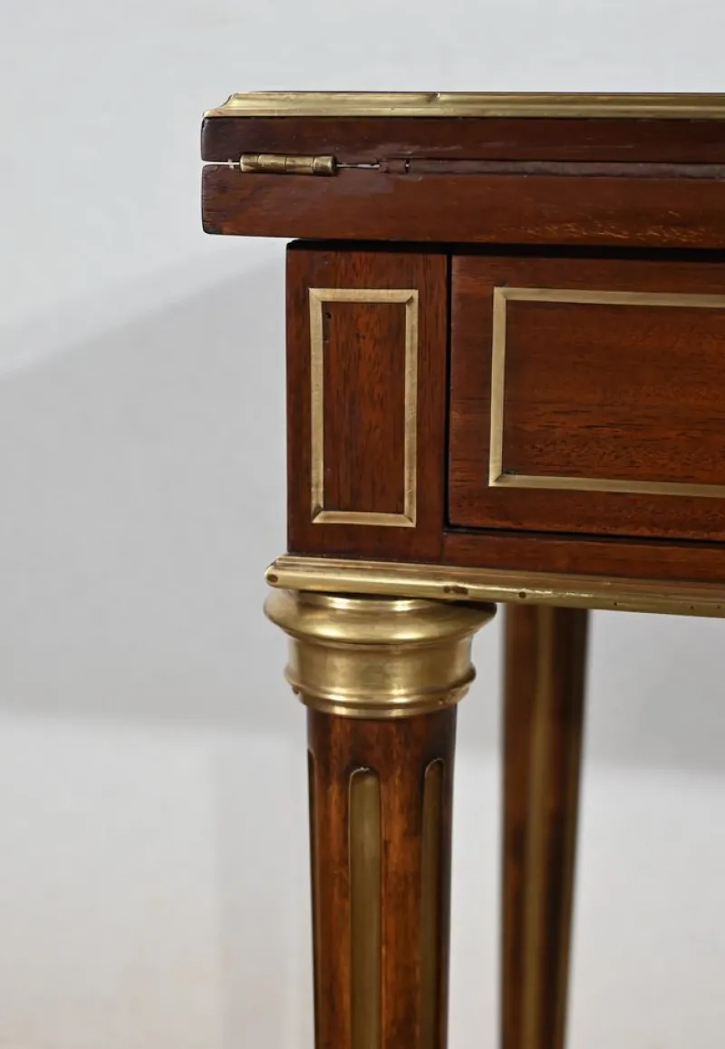 Pamono Small Game Table in Louis XVI Style, Late 19th Century> Game Tables
