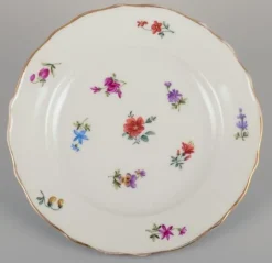 Pamono Small German Porcelain Lunch Plates from Silesia, 1930, Set of 6><noscript><img width=