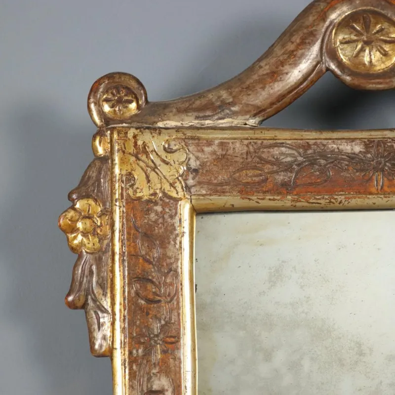 Pamono Small Gilded Wall Mirror> Mirrors