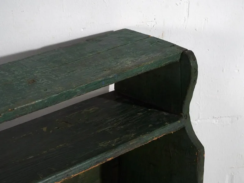 Pamono Small Green Bookcase, 1920s> Shelves & Wall Units