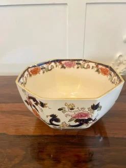 Online Pamono Small Hand Painted Masons Ironstone Jug and Bowl, 1920s, Set of 2
