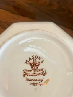 Online Pamono Small Hand Painted Masons Ironstone Jug and Bowl, 1920s, Set of 2