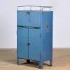Best Pamono Small Industrial Iron Cabinet with Drawers, 1970s