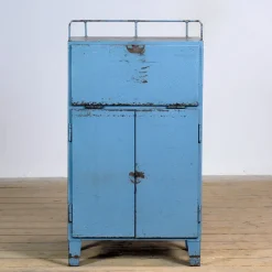 Best Pamono Small Industrial Iron Cabinet with Drawers, 1970s