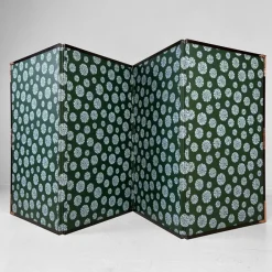 Pamono Small Japanese Byōbu Folding Screen in Gold Color, 1970s