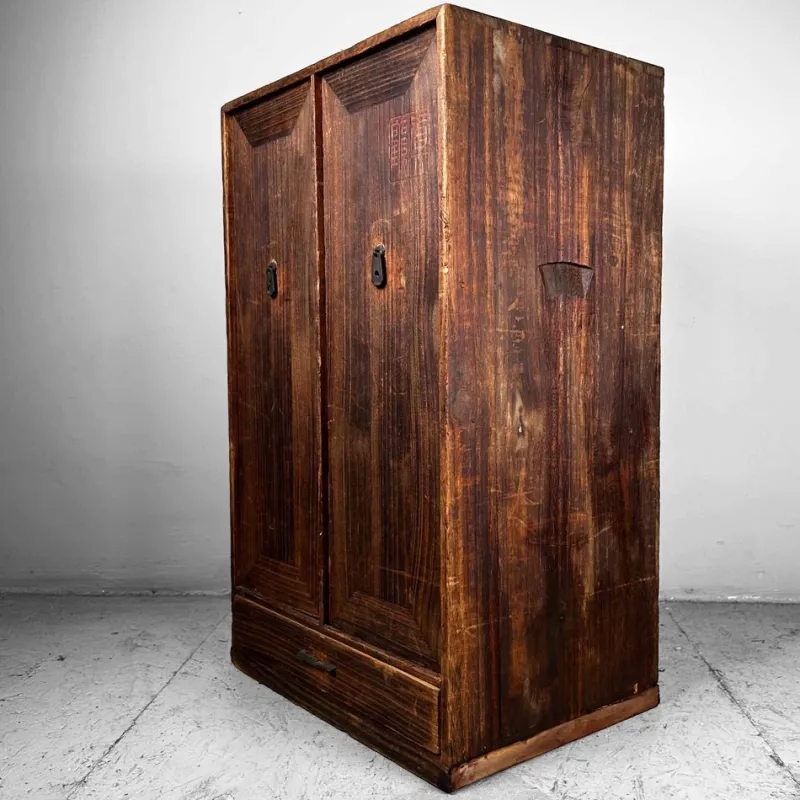 Pamono Small Japanese Tansu Storage Cabinet, 1940s> Cabinets & Wardrobes