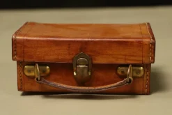 Best Pamono Small Leather Suitcase or Trunk