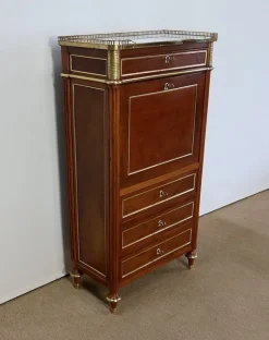 Discount Pamono Small Louis XVI Mahogany Secretary