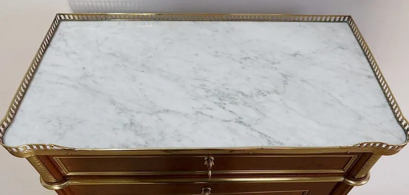 Discount Pamono Small Louis XVI Mahogany Secretary