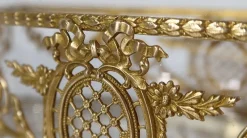 Pamono Small Louis XVI Style Glass and Brass Planter, 1900s><noscript><img width=
