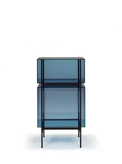Pamono Small Lyn Shelf 8400BL in Blue by Visser & Meijwaard for Pulpo> Storage