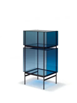 Pamono Small Lyn Shelf 8400BL in Blue by Visser & Meijwaard for Pulpo> Storage