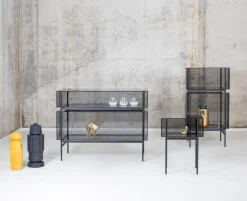 Discount Pamono Small Lyn Shelf 8400G in Grey by Visser & Meijwaard for Pulpo