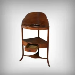 Online Pamono Small Mahogany Corner Vanity Unit, Early 20th Century