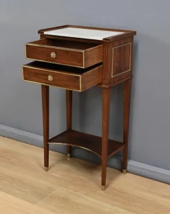 Sale Pamono Small Mid-Century Louis XVI Style Mahogany Side Table, 1950s