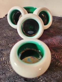 Best Pamono Small Mid-Century Modern Ceramic Bowls from Keramos Sevres, France, 1950s, Set of 5