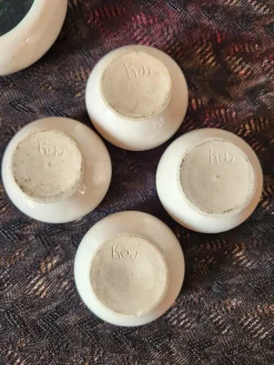 Best Pamono Small Mid-Century Modern Ceramic Bowls from Keramos Sevres, France, 1950s, Set of 5