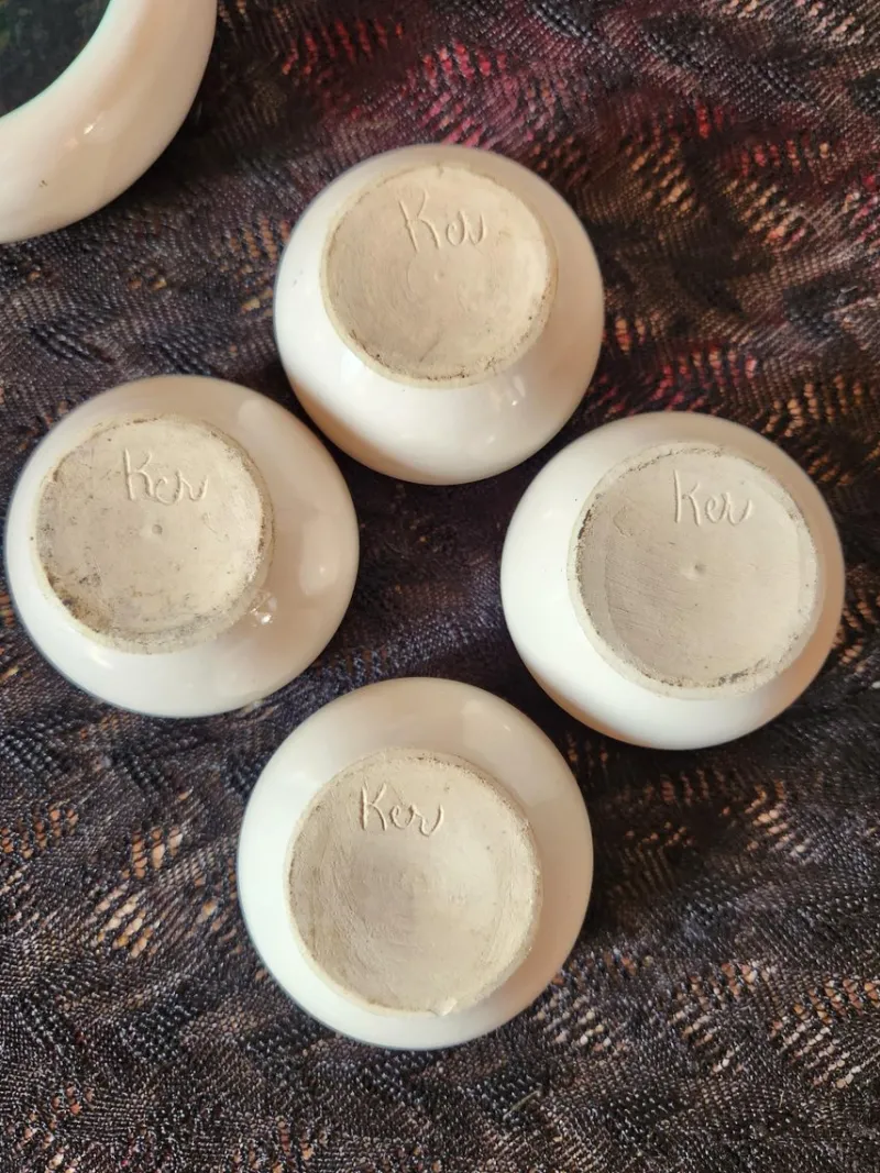 Best Pamono Small Mid-Century Modern Ceramic Bowls from Keramos Sevres, France, 1950s, Set of 5