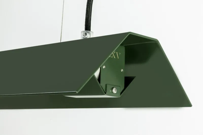 Pamono Small Misalliance Ral Bottle Green Suspended Light by Lexavala> Ceiling Lights