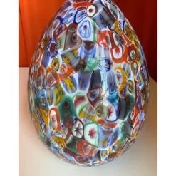 Best Pamono Small Murano Style Glass Egg Table Lamps by Simoeng, Set of 2