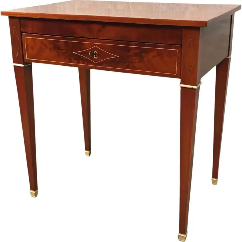 Clearance Pamono Small Neoclassical Desk, Northern Germany, 1810s
