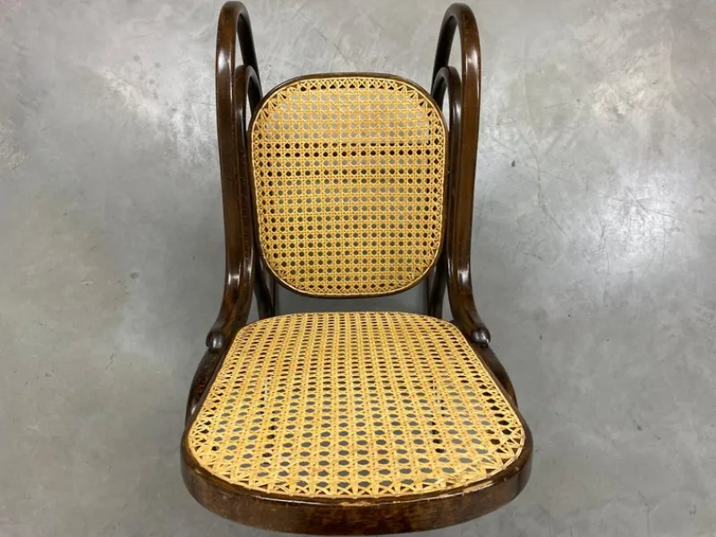 Pamono Small No. 10 Children's Rocking Chair attributed to Thonet, 1930s> Children's Chairs
