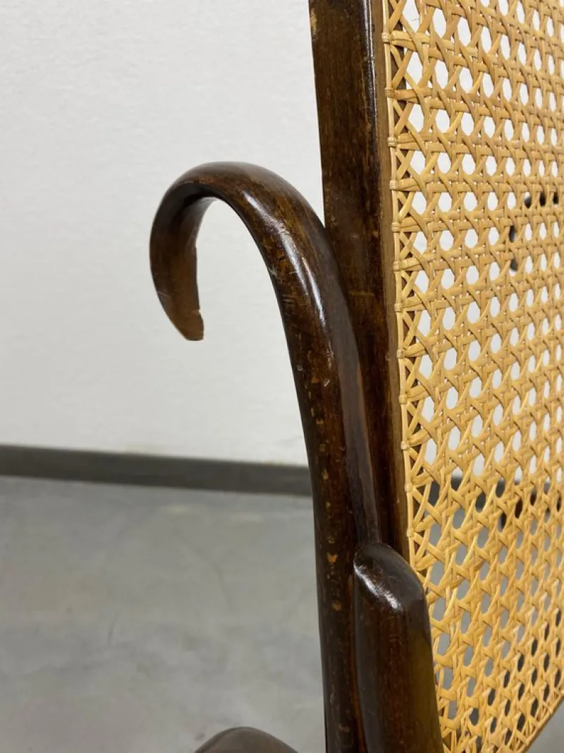 Pamono Small No. 10 Children's Rocking Chair attributed to Thonet, 1930s> Children's Chairs