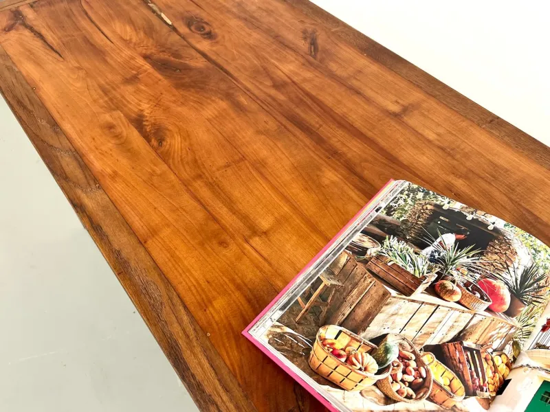 Hot Pamono Small Oak and Cherry Table, 1950s