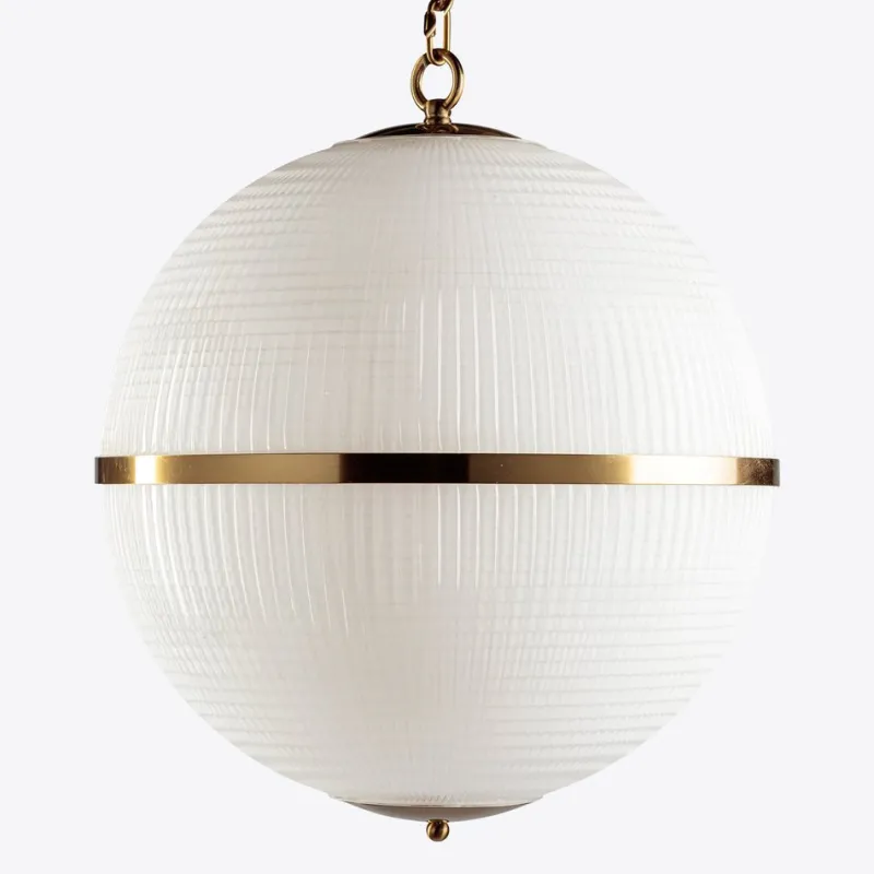 Sale Pamono Small Opaline Parisian Globe Pendant from Pure White Lines