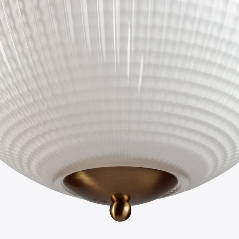 Sale Pamono Small Opaline Parisian Globe Pendant from Pure White Lines