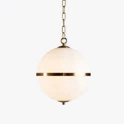 Sale Pamono Small Opaline Parisian Globe Pendant from Pure White Lines
