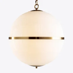 Sale Pamono Small Opaline Parisian Globe Pendant from Pure White Lines
