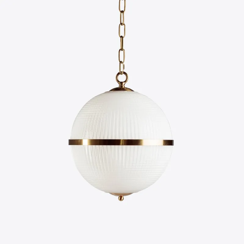 Sale Pamono Small Opaline Parisian Globe Pendant from Pure White Lines
