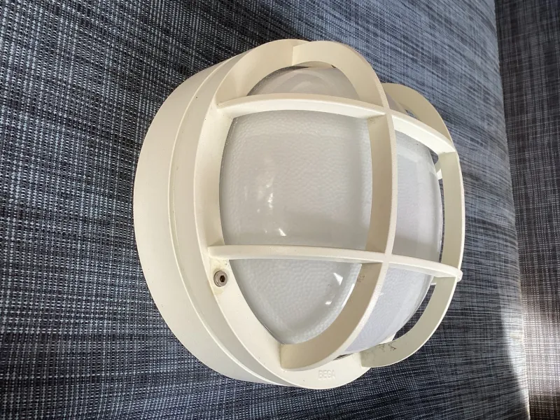 Pamono Small Outdoor Wall or Ceiling Lamp from Bega, 1980s> Garden Lighting