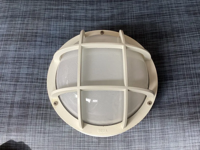 Pamono Small Outdoor Wall or Ceiling Lamp from Bega, 1980s> Garden Lighting