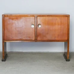 Pamono Small Rationalist Console in the style of Gio Ponti, 1930s><noscript><img width=