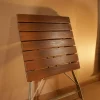 Sale Pamono Small Sanded and Varnished Garden Table