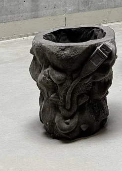 Discount Pamono Small Sculptural Planter in Quartz Sand by Jacob Egeberg