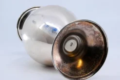 Pamono Small Silver Jug with Circular Base and Gold Interior><noscript><img width=